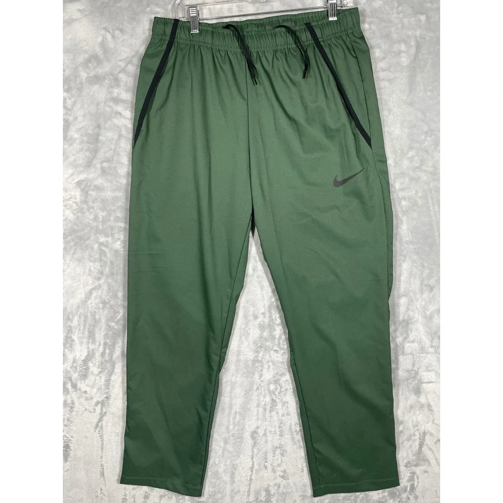 Nike Dri-FIT Standard Fit Training Pants Olive Green CU4957-337 Mens Large
